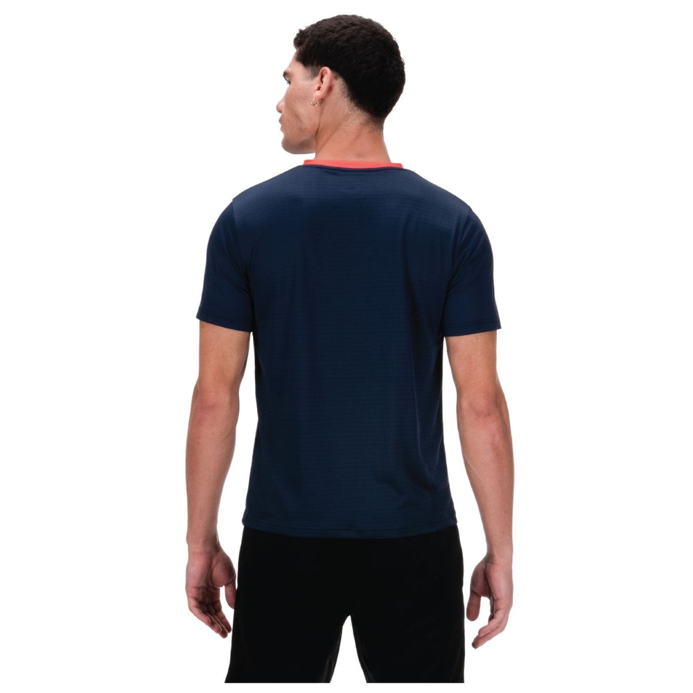 Hundred HBTS-5M266 V-Neck Badminton T-Shirt – Men Quick Dry Lightweight Sports Tee for Badminton, Training & Fitness - Best Price online Prokicksports.com