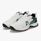 Dnine Hunter 1 Cricket Batting Shoe with Metal Spikes – White/Green/Black |Shock Absorbing EVA Midsole, High Traction TPU Spike Outsole - Best Price online Prokicksports.com