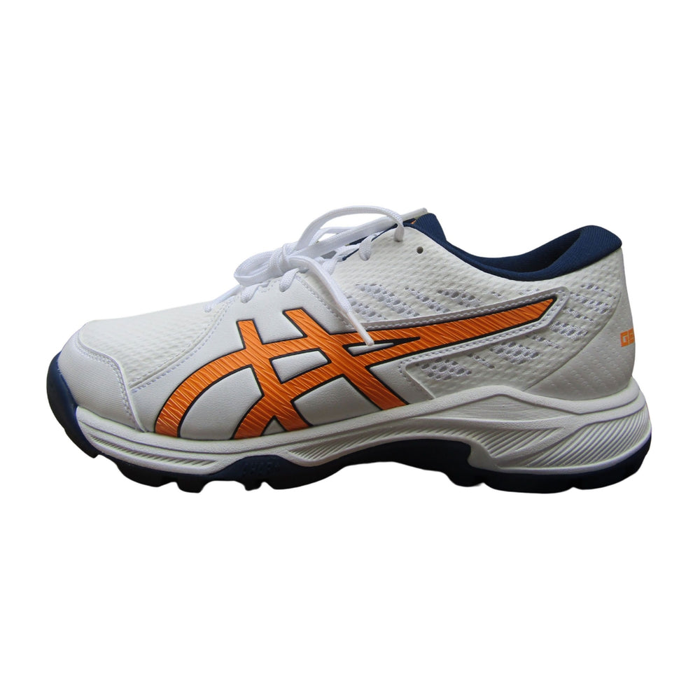ASICS Gel-Peake 2 Cricket Shoes (Men) | Rubber Outsole | Breathable Mesh | Rearfoot GEL Cushioning | White/Atlantis Blue - Best Price online Prokicksports.com