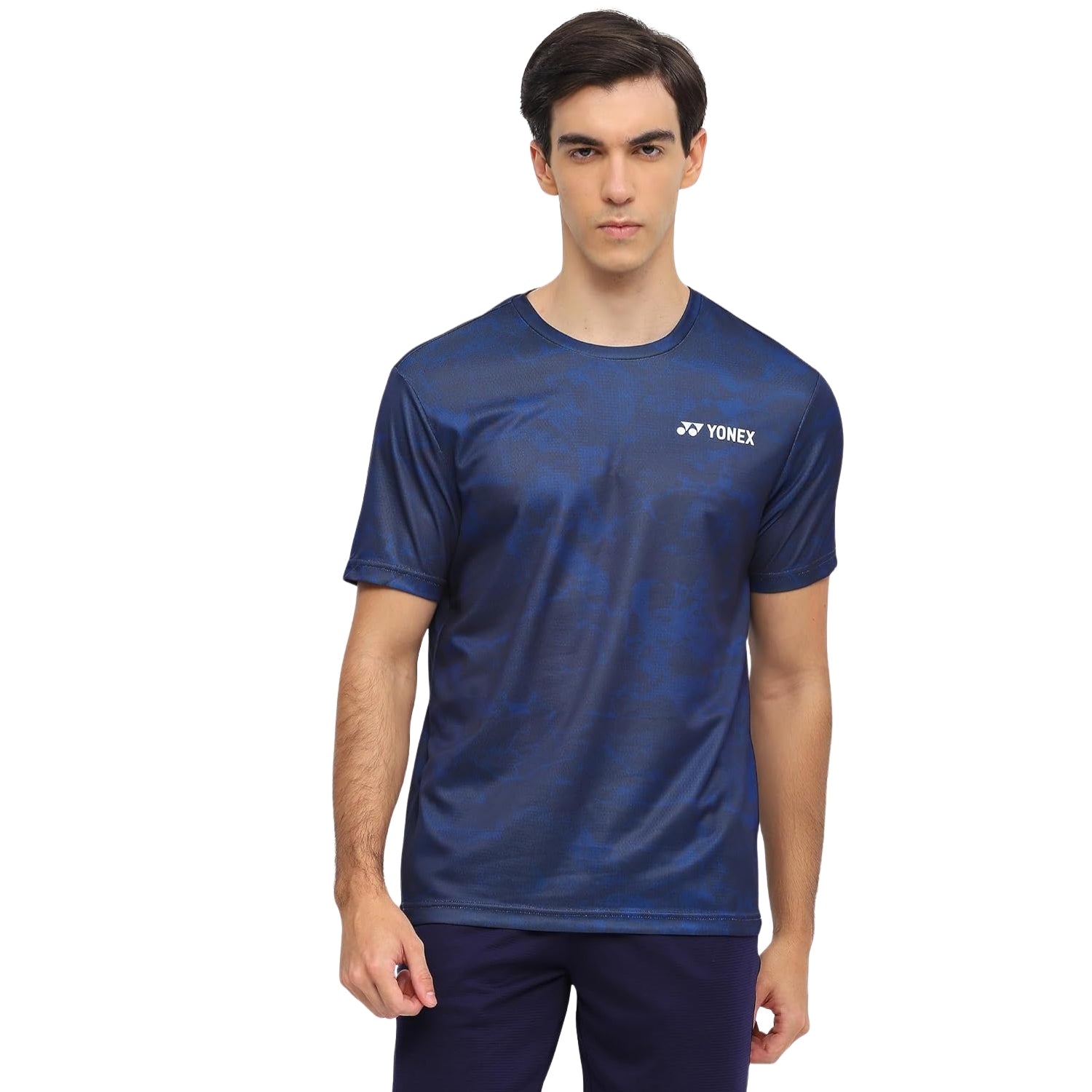 Yonex 2963 Men’s Round Neck T‑Shirt – TruDry Quick‑Dry Polyester, Lightweight & Breathable Essentia 3 Badminton/Tennis Tee - Best Price online Prokicksports.com