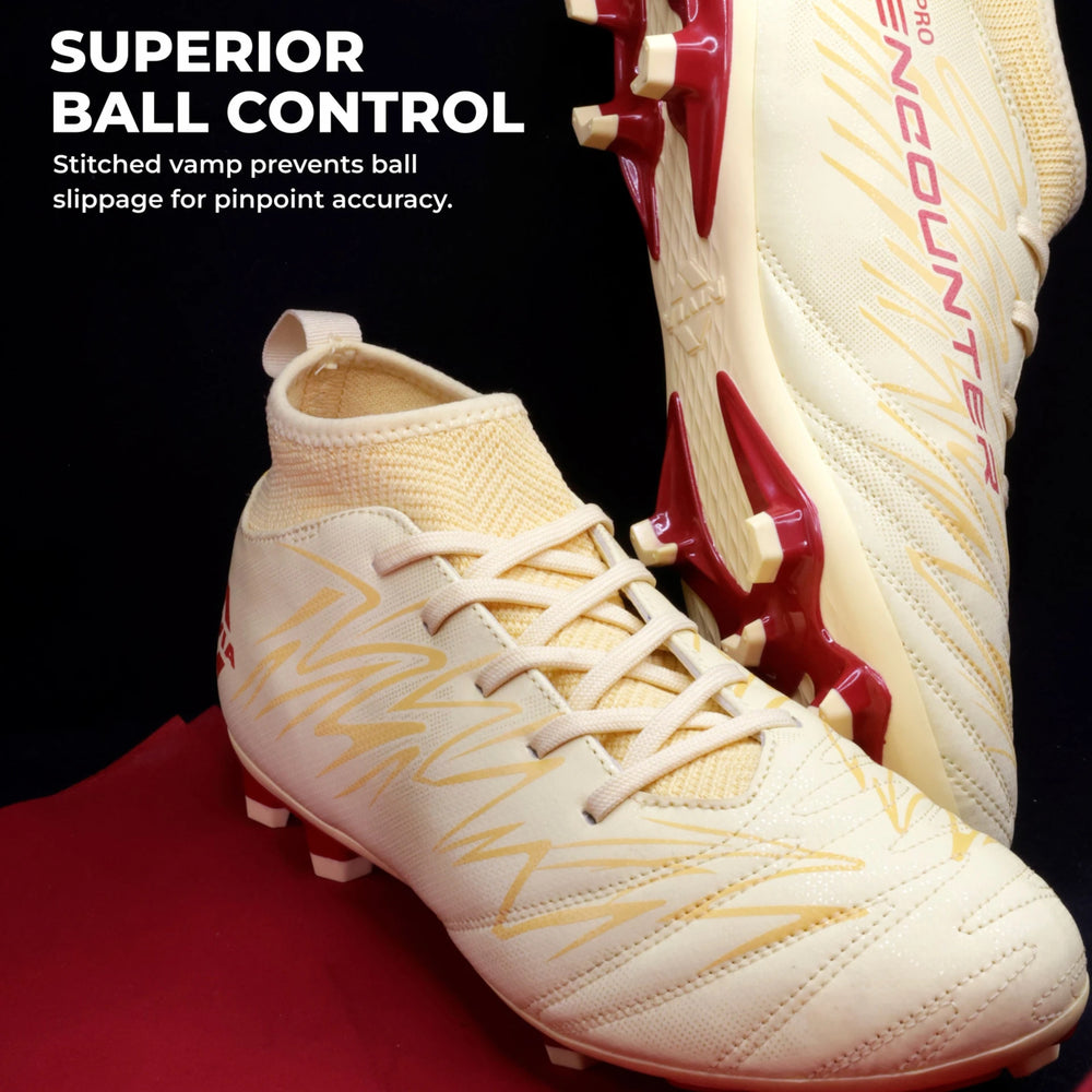NIVIA Encounter Pro 11 Football Shoes | Lightweight TPU Football Studs with Dynamic Ankle Collar & Precision Ball Control - Best Price online Prokicksports.com