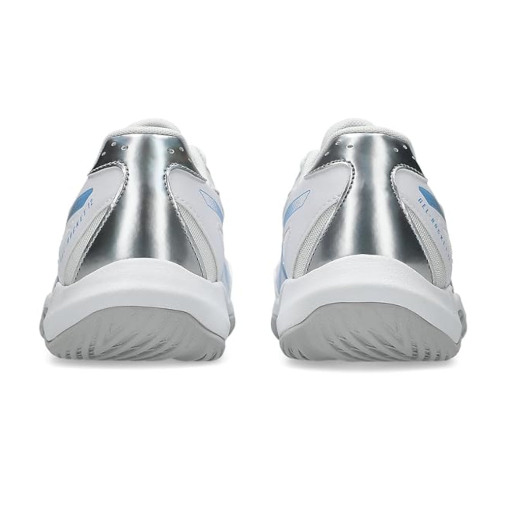 ASICS Gel Rocket 12 Badminton Shoes | Non-Marking Indoor Court Shoes with GEL Cushioning, TRUSSTIC Stability, Breathable Mesh, Quick-Dry Lightweight Performance - Best Price online Prokicksports.com