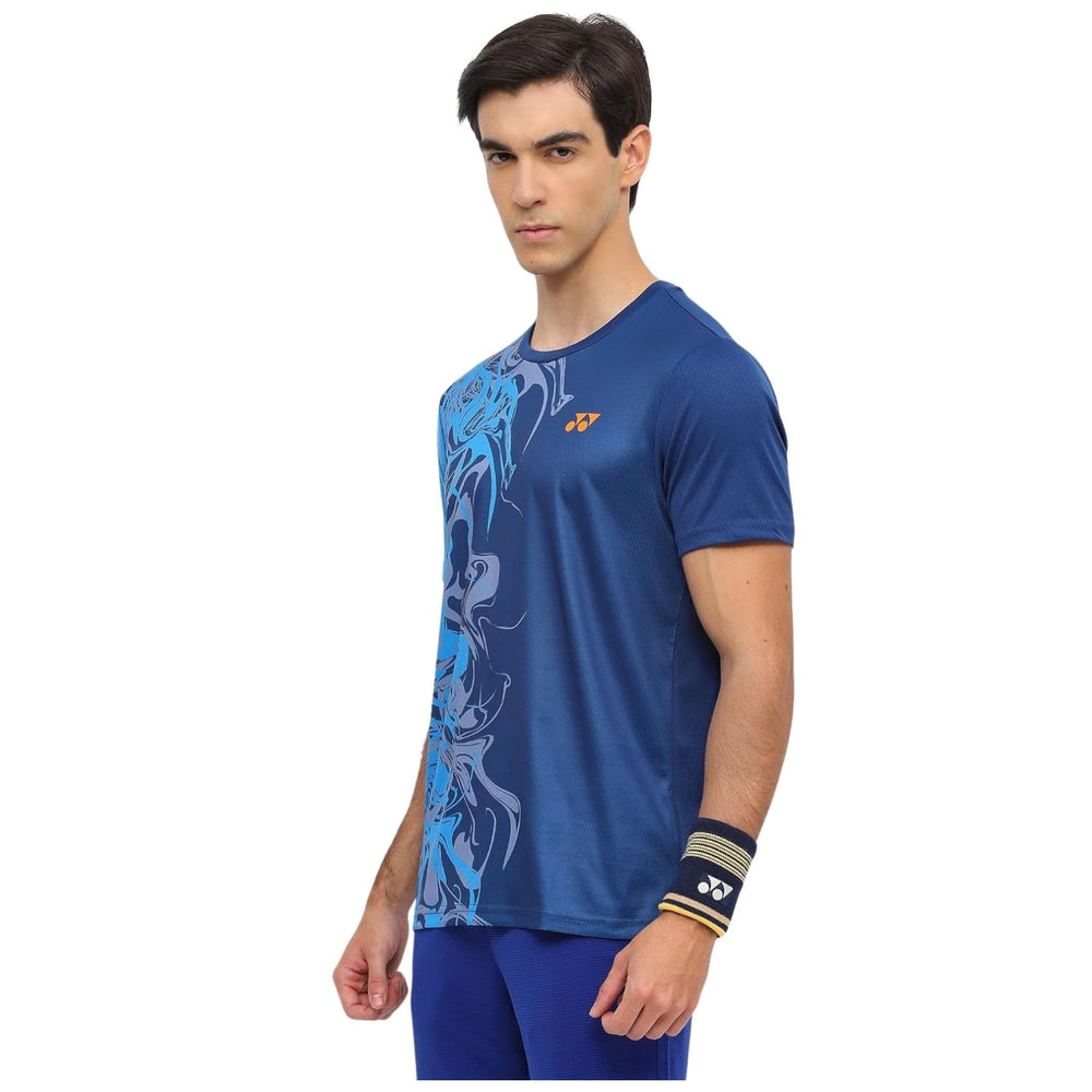 Yonex 2967 Men’s Round Neck T‑Shirt – TruDry, Sorbtek Moisture Control & Repreve Polyester Performance Tee - Best Price online Prokicksports.com