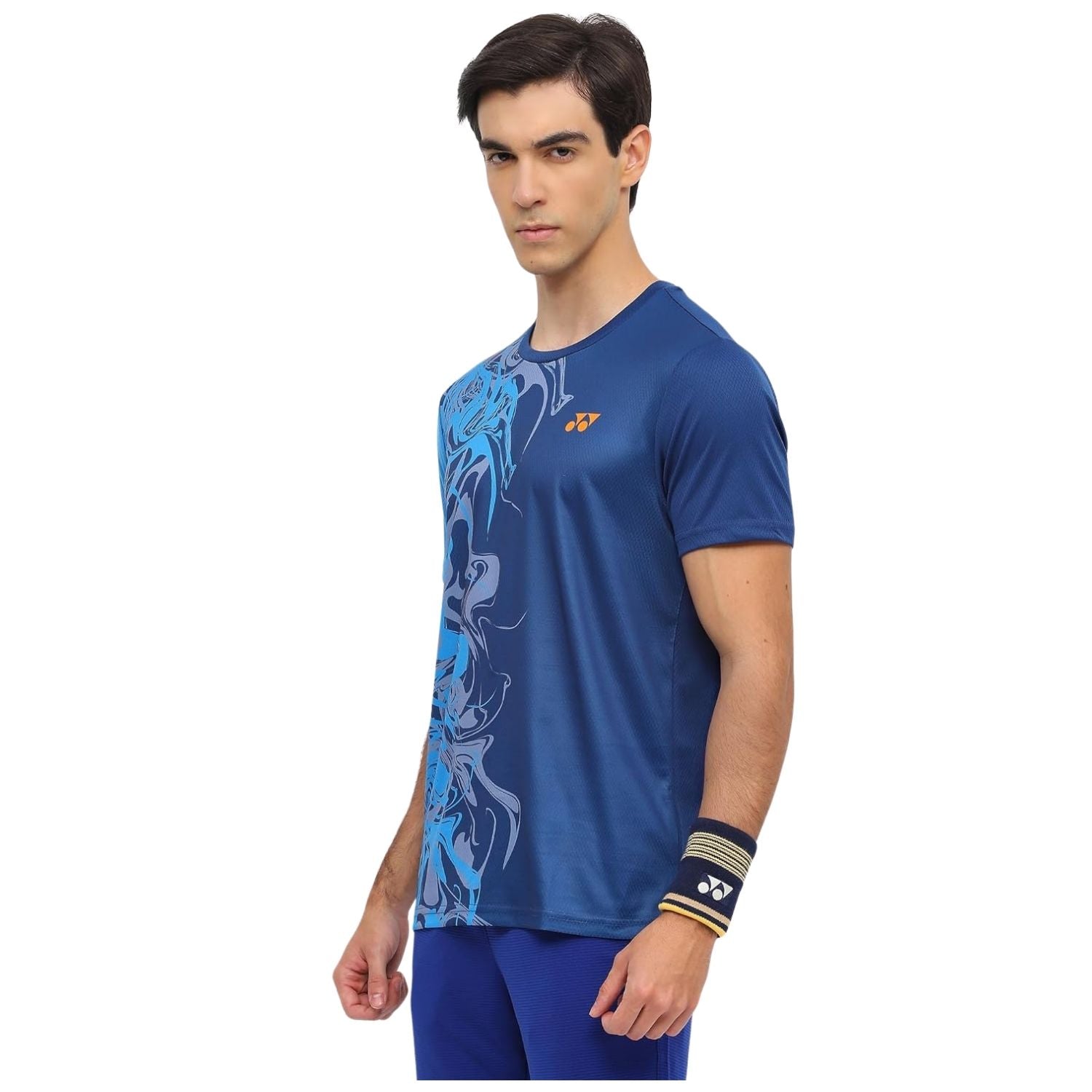 Yonex 2967 Men’s Round Neck T‑Shirt – TruDry, Sorbtek Moisture Control & Repreve Polyester Performance Tee - Best Price online Prokicksports.com