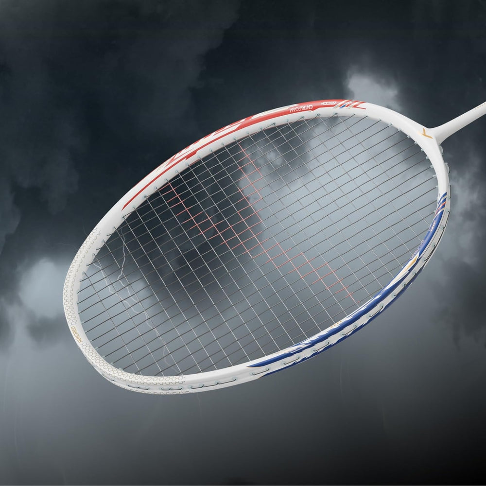 Hundred Flareon Typhoon Strung Badminton Racquet | Superlight Carbon Fibre Frame with CNTRL Foam Technology | Speed & Control Series - Best Price online Prokicksports.com