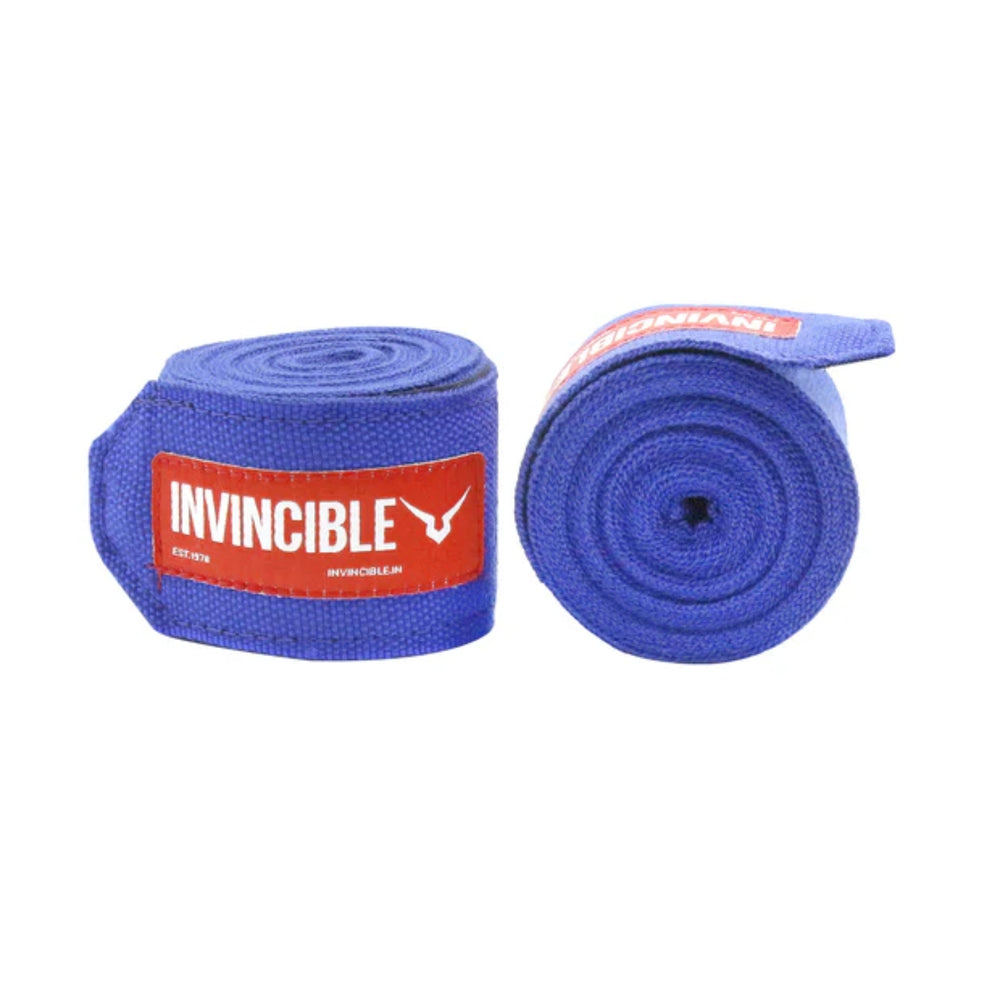 Invincible Mexican Style Budget Stretchable Hand Wraps | Elastic Boxing Hand Wraps with Moisture-Wicking Fabric & Hook-and-Loop Closure - Best Price online Prokicksports.com