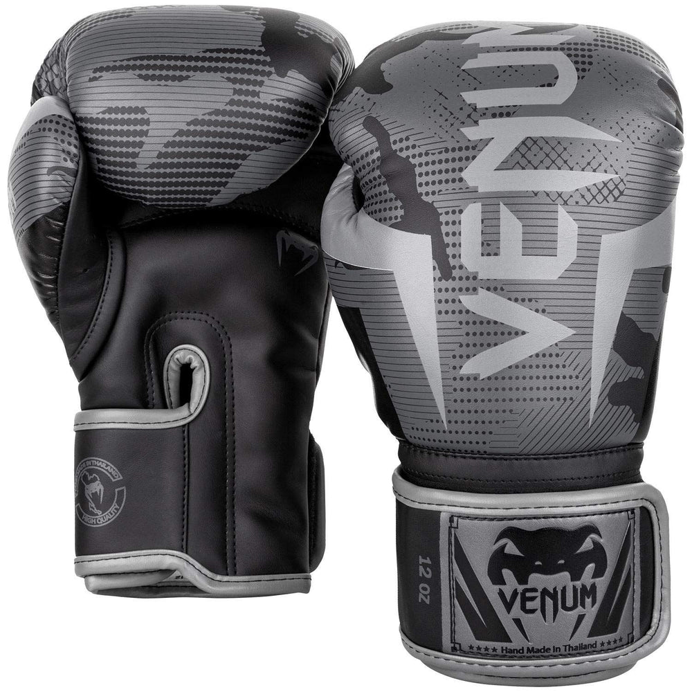 Venum Elite Boxing Gloves | Premium Synthetic Leather | Triple-Density Foam | Anatomical Grip | Hook & Loop Closure | Training/Sparring (10oz-18oz)