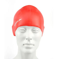 Speedo Flat Silicone Swim Cap – Adult Swimming Cap with Durable Stretch Fit, Tear-Resistant Silicone & Comfortable Hydrodynamic Design