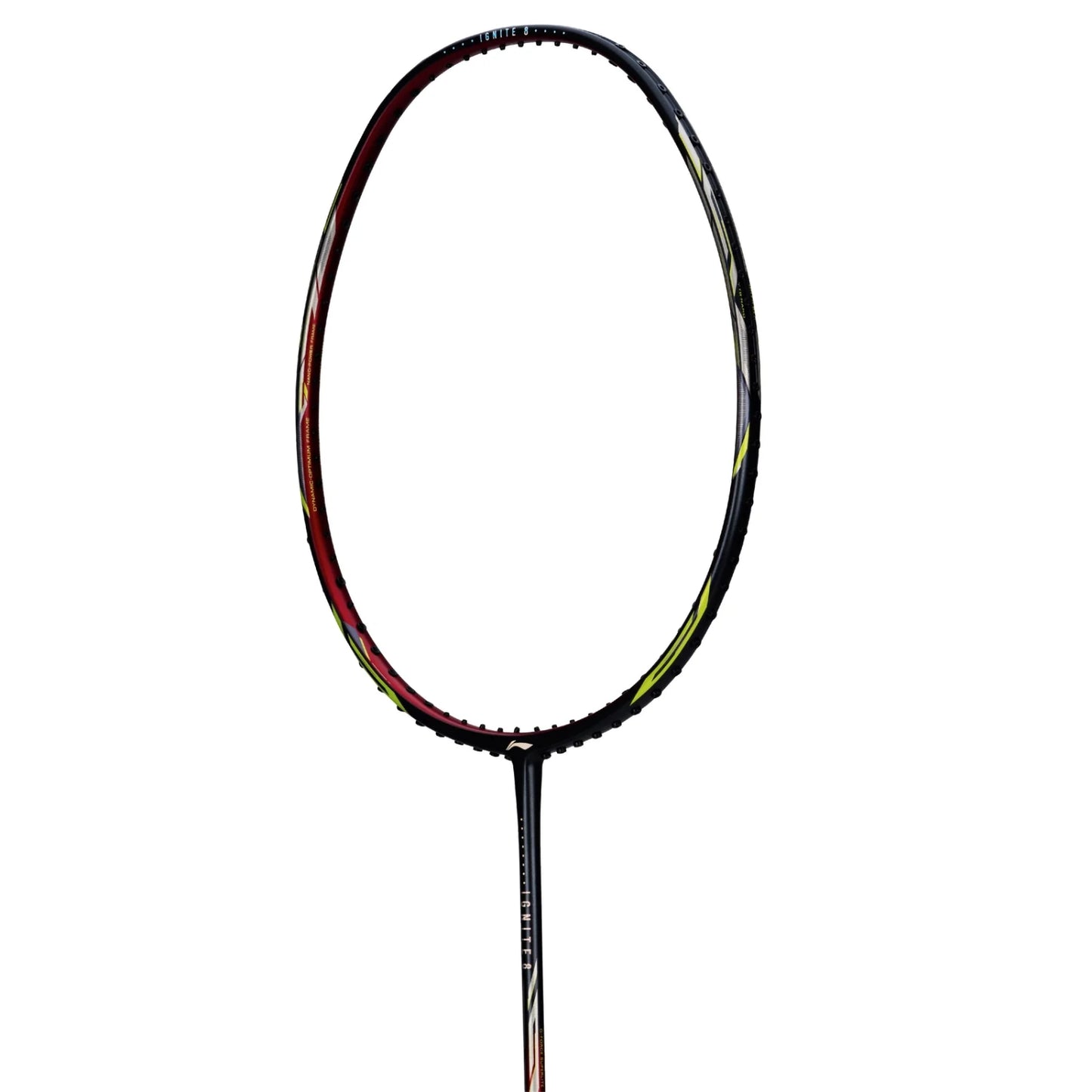 Li-Ning Ignite 8 Unstrung Badminton Racquet 5U6 | Head-Heavy Carbon Fibre Frame with AeroTec Beam & TB Nano Technology for Attacking Play - Best Price online Prokicksports.com
