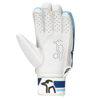 Kookaburra Empower Pro 6.0 Left Hand Batting Gloves – Adult | Lightweight & Protective Cricket Gloves | White/Navy Blue - Best Price online Prokicksports.com