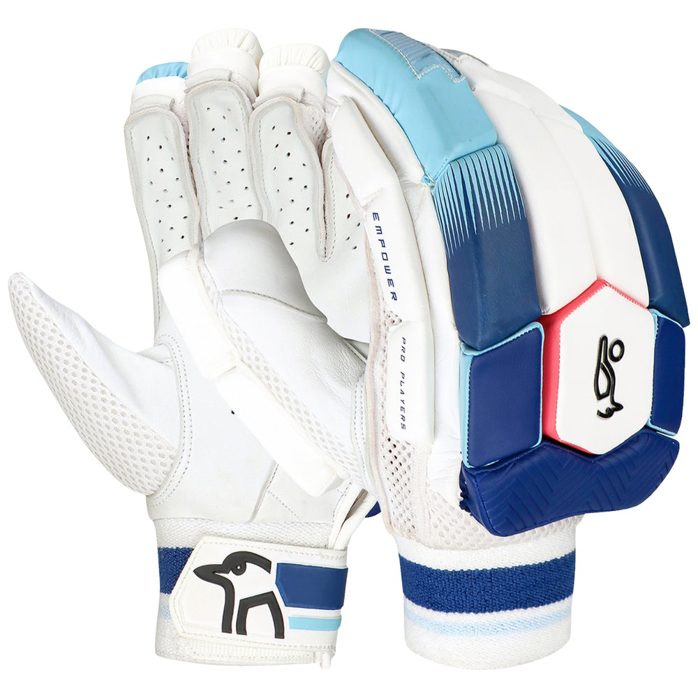 Kookaburra Empower Pro Players Left Hand Batting Gloves – Adult | Premium Protection & Comfort