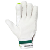 Kookaburra Kahuna Pro 9.0 Batting Gloves – Left Hand | Cricket Gloves with Superior Protection | White/Green - Best Price online Prokicksports.com