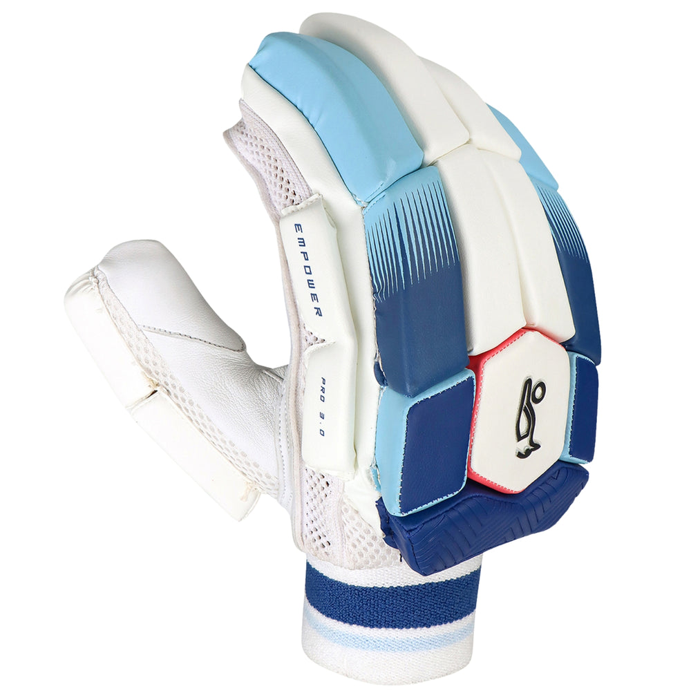 Kookaburra Empower Pro 3.0 Left Hand Batting Gloves | Lightweight, Flexible & Protective Cricket Gloves for Women & Juniors - Best Price online Prokicksports.com