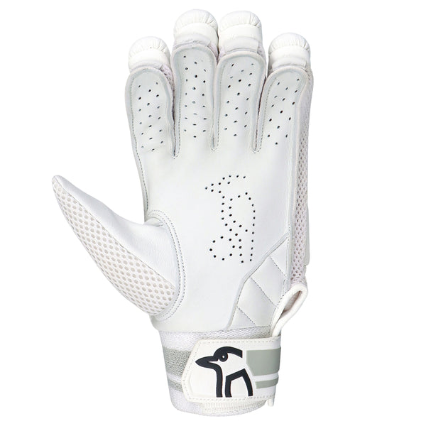 Kookaburra Ghost Pro 1.0 Batting Gloves – Left Hand | Elite Protection & Premium Comfort | Adult & Youth Sizes – White