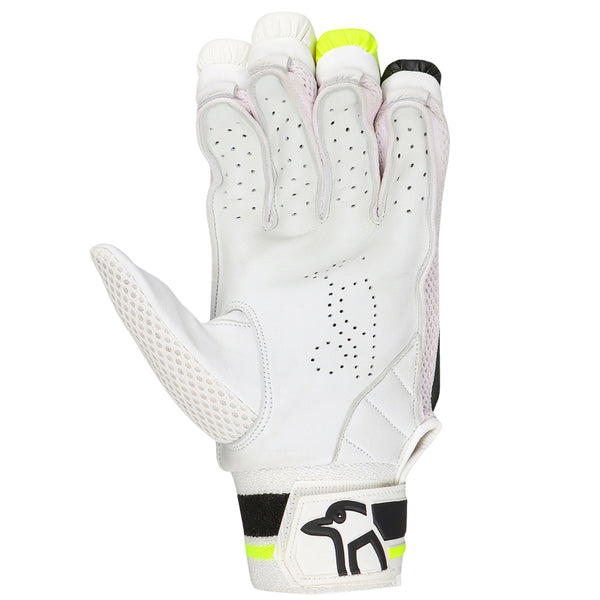 Kookaburra Beast Pro 2.0 Batting Gloves LH | Premium Cricket Gloves with High-Impact Protection | White/Black/Orange