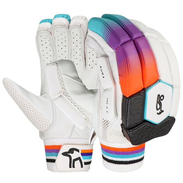 Kookaburra Aura Pro 2.0 Left Hand Batting Gloves | Premium Protection & Flex | Club-Level Cricket Gear