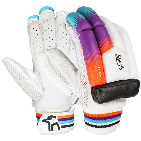 Kookaburra Aura Pro 7.0 Left Hand Batting Gloves | Lightweight Club-Level Protection | Affordable Cricket Gloves