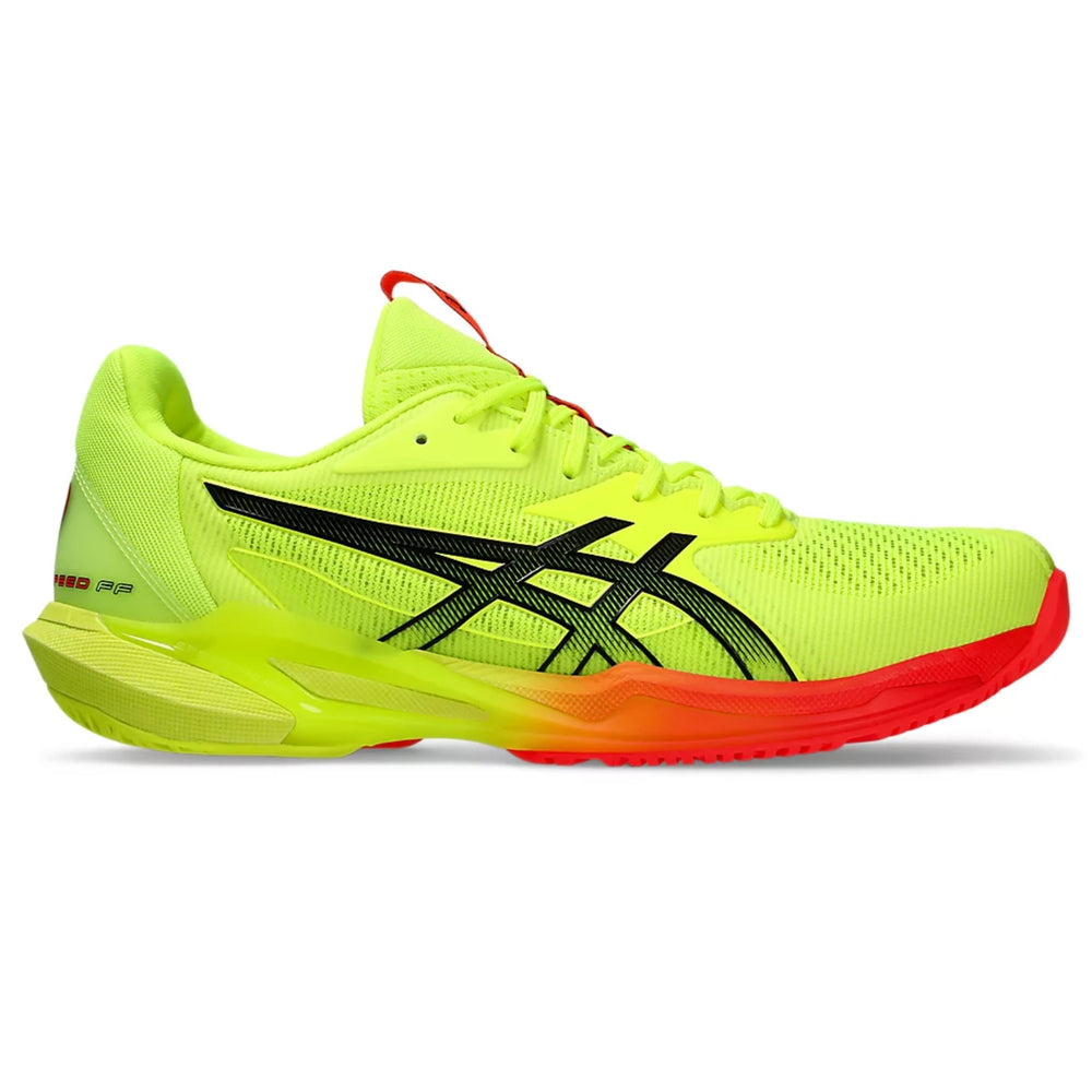 Asics Solution Speed FF 3 Paris Men's Tennis Shoes, Safety Yellow/Black - Best Price online Prokicksports.com