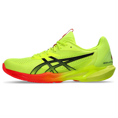 Asics Solution Speed FF 3 Paris Men's Tennis Shoes, Safety Yellow/Black - Best Price online Prokicksports.com