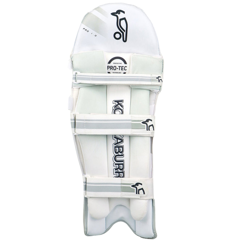 Kookaburra Pro 1.0 Left-Hand Batting Legguards – Traditional Cane Styling with Pro Tec Knee Roll and Extended Side Wing for Enhanced Protection - Best Price online Prokicksports.com
