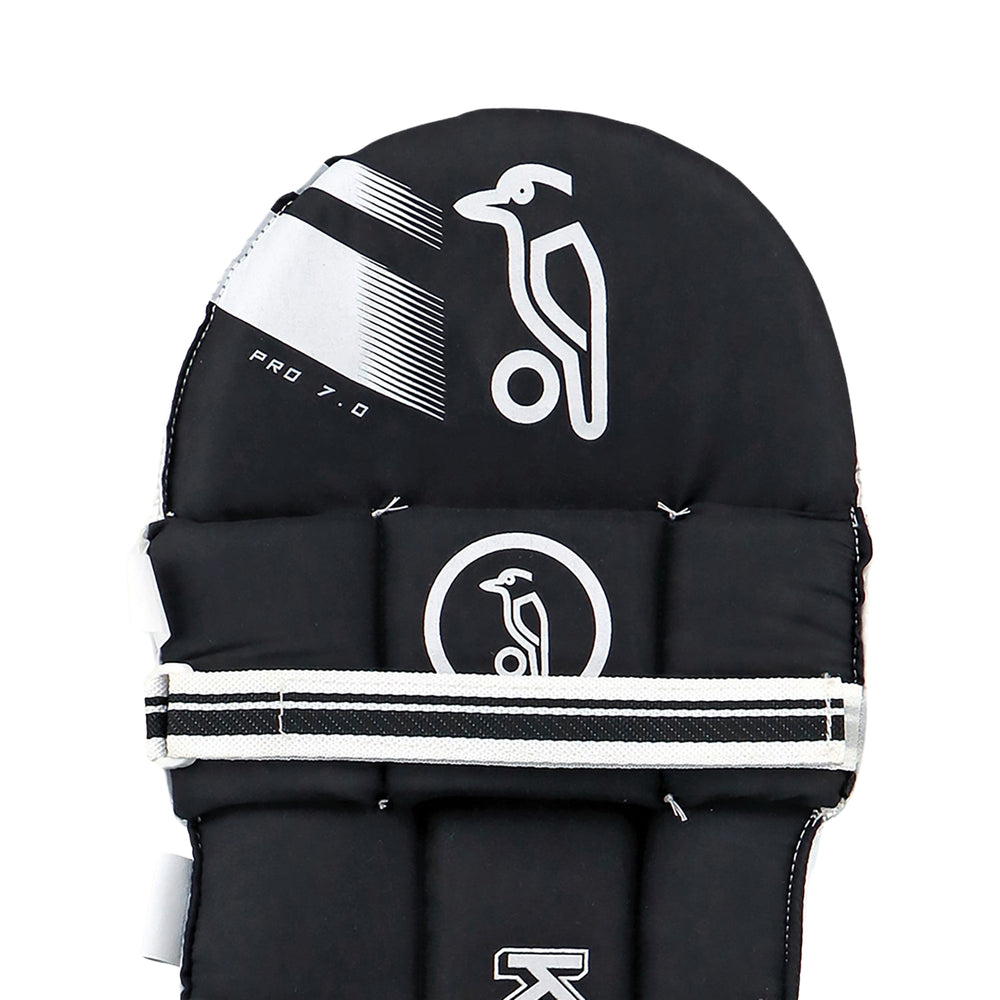 Kookaburra Pro 7.0 Left-Hand Batting Legguards – Traditional Cane Styling with Padded Knee Roll and Extended Side Wing for Entry-Level Players - Best Price online Prokicksports.com