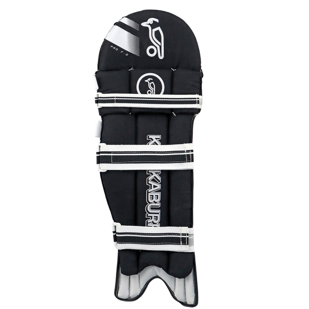 Kookaburra Pro 7.0 Left-Hand Batting Legguards – Traditional Cane Styling with Padded Knee Roll and Extended Side Wing for Entry-Level Players - Best Price online Prokicksports.com