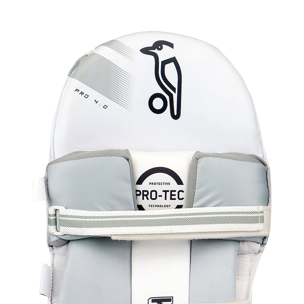 Kookaburra Pro 4.0 Left-Hand Batting Legguards – Traditional Cane Styling with Pro Tec Knee Roll and Extended Side Wing for Enhanced Protection - Best Price online Prokicksports.com