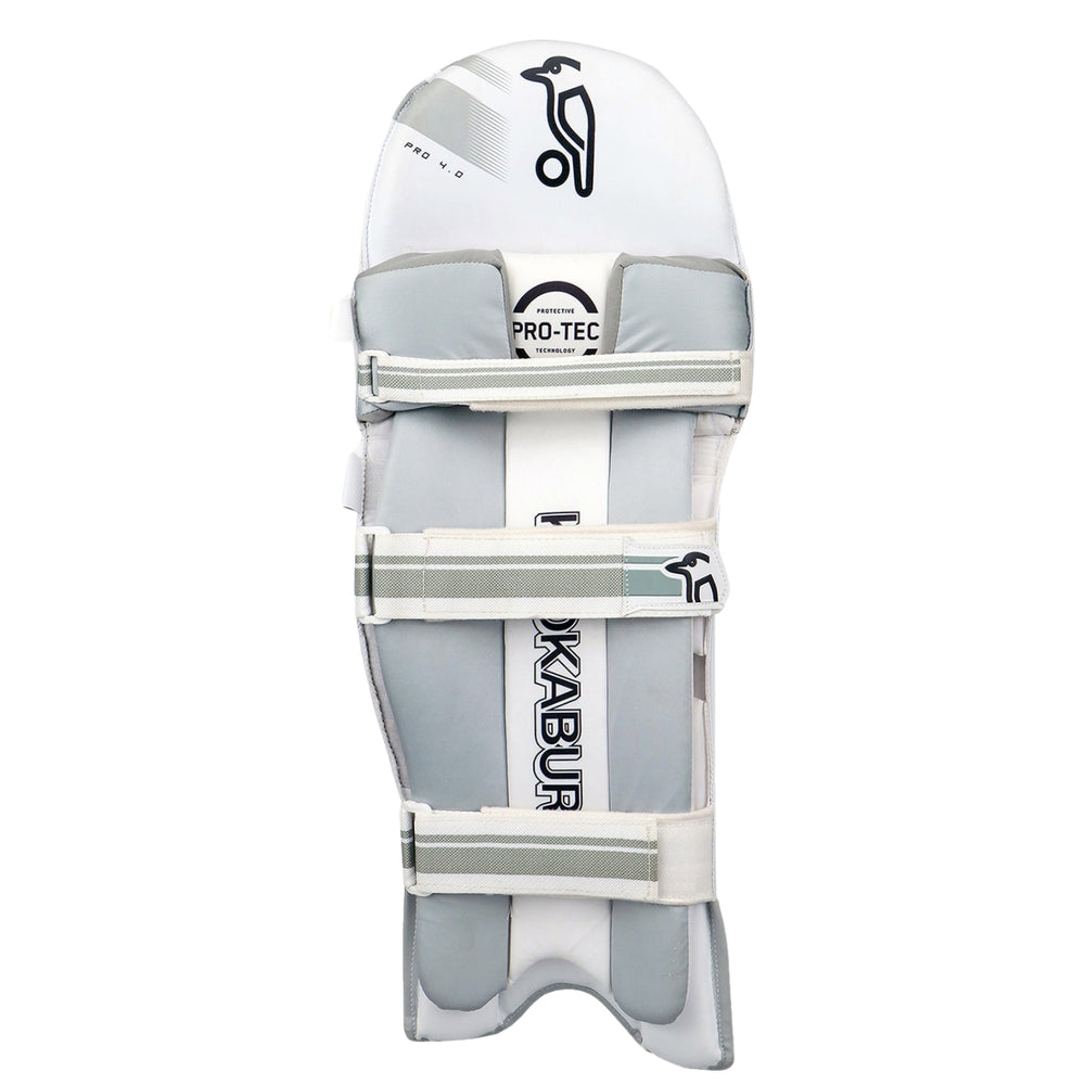Kookaburra Pro 4.0 Left-Hand Batting Legguards – Traditional Cane Styling with Pro Tec Knee Roll and Extended Side Wing for Enhanced Protection - Best Price online Prokicksports.com
