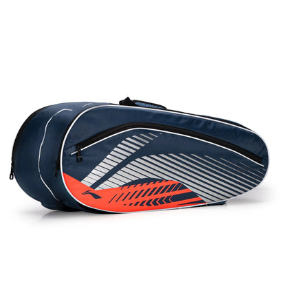 Li-Ning Triple Zipper Polyester Stripe Badminton Kit Bag - Best Price online Prokicksports.com