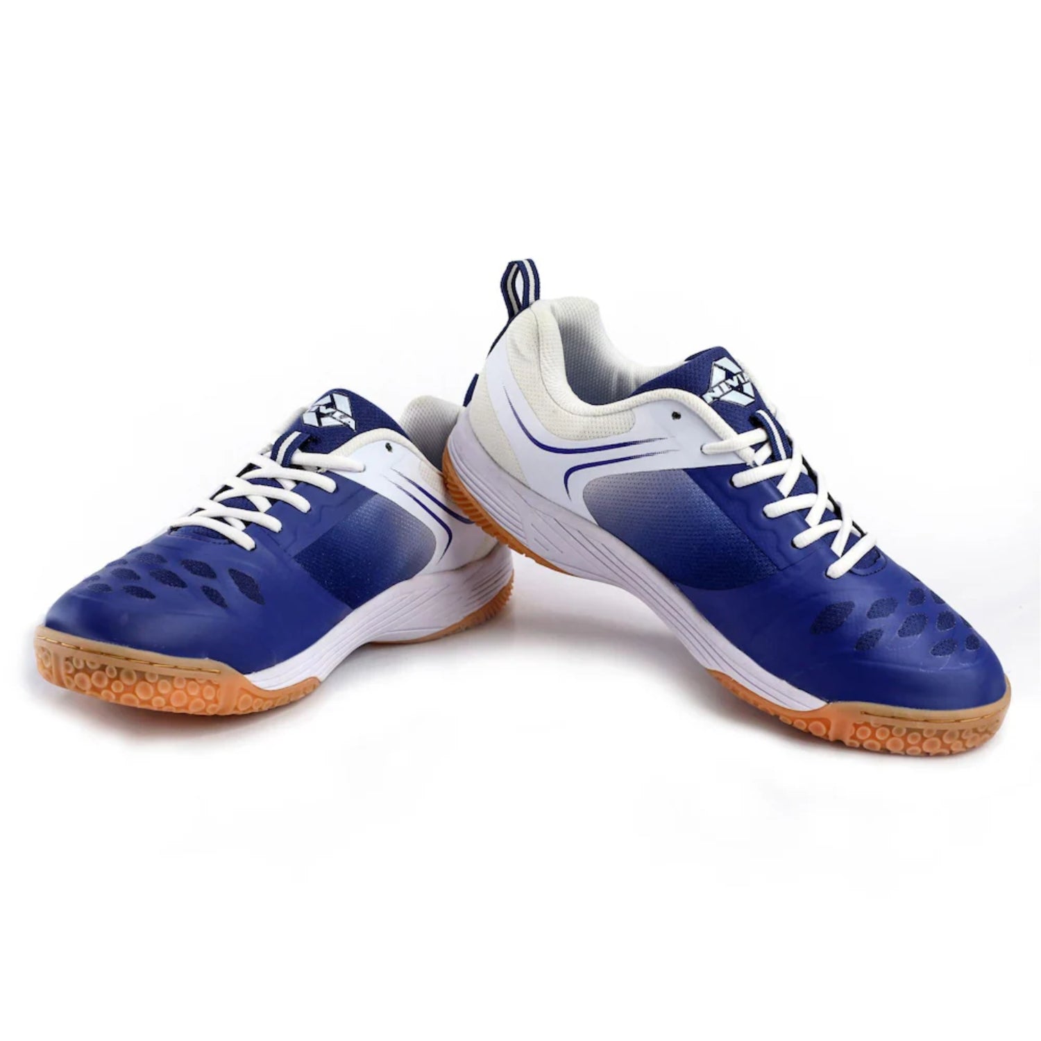 Blue Nivia Gum Sole Shoes Nivia HY-Court Badminton Shoes For Men