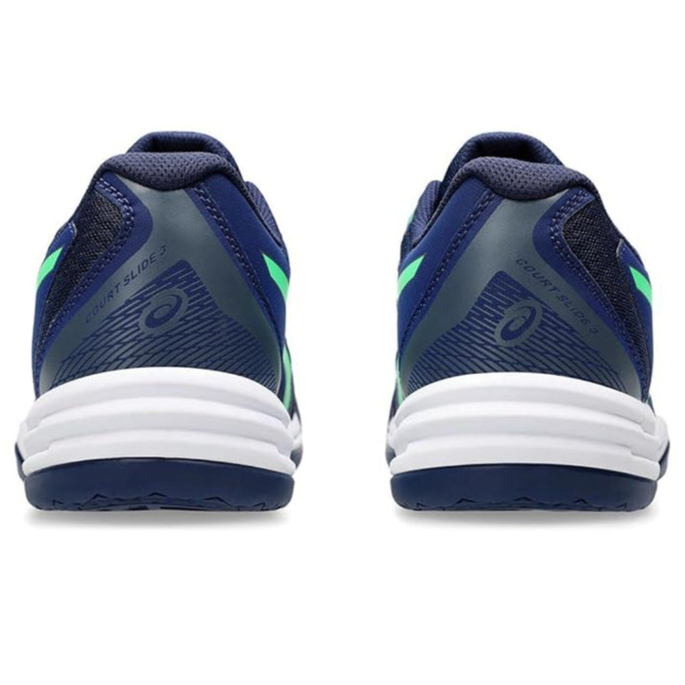 Asics Court Slide 3 Men's Tennis Shoe, Blue Expanse/New Leaf - Best Price online Prokicksports.com