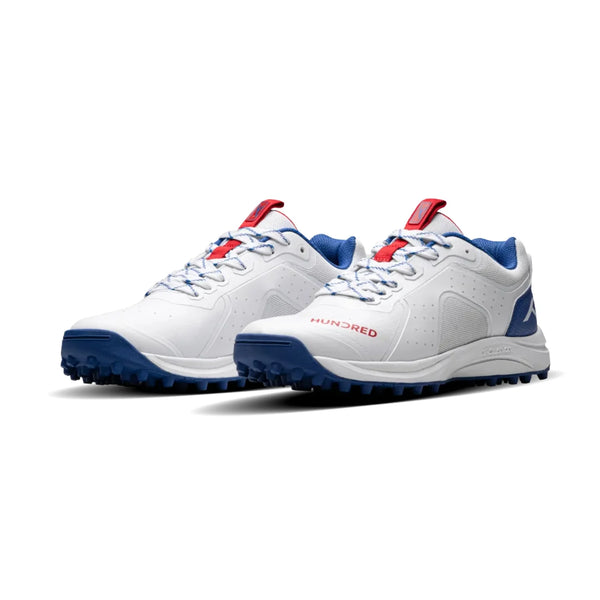 Hundred TerraLite Cricket Shoes | TerraSpike Rubber Studs | Stability Support Plate | Lightweight (280g) | Turf & Hard Surface (Kid's UK 1-5)