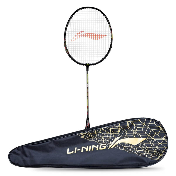 Li-Ning Mega Power MP5 Strung Badminton Racquet, G5 - Black