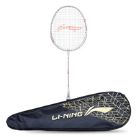 Li-Ning Mega Power MP7 Strung Badminton Racquet, G5 - Pearl White - Best Price online Prokicksports.com