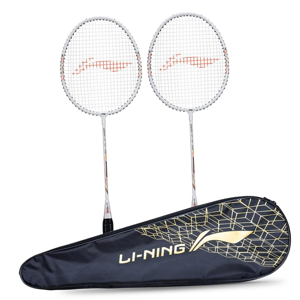 Li-Ning Smash XP 707 PRO Strung Badminton Racquet, G5 - Pearl White