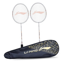 Li-Ning Smash XP 707 PRO Strung Badminton Racquet, G5 - Pearl White - Best Price online Prokicksports.com