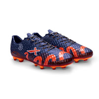 Vector X Venom Football Studs/Shoe, Navy/Maroon/Orange - Best Price online Prokicksports.com