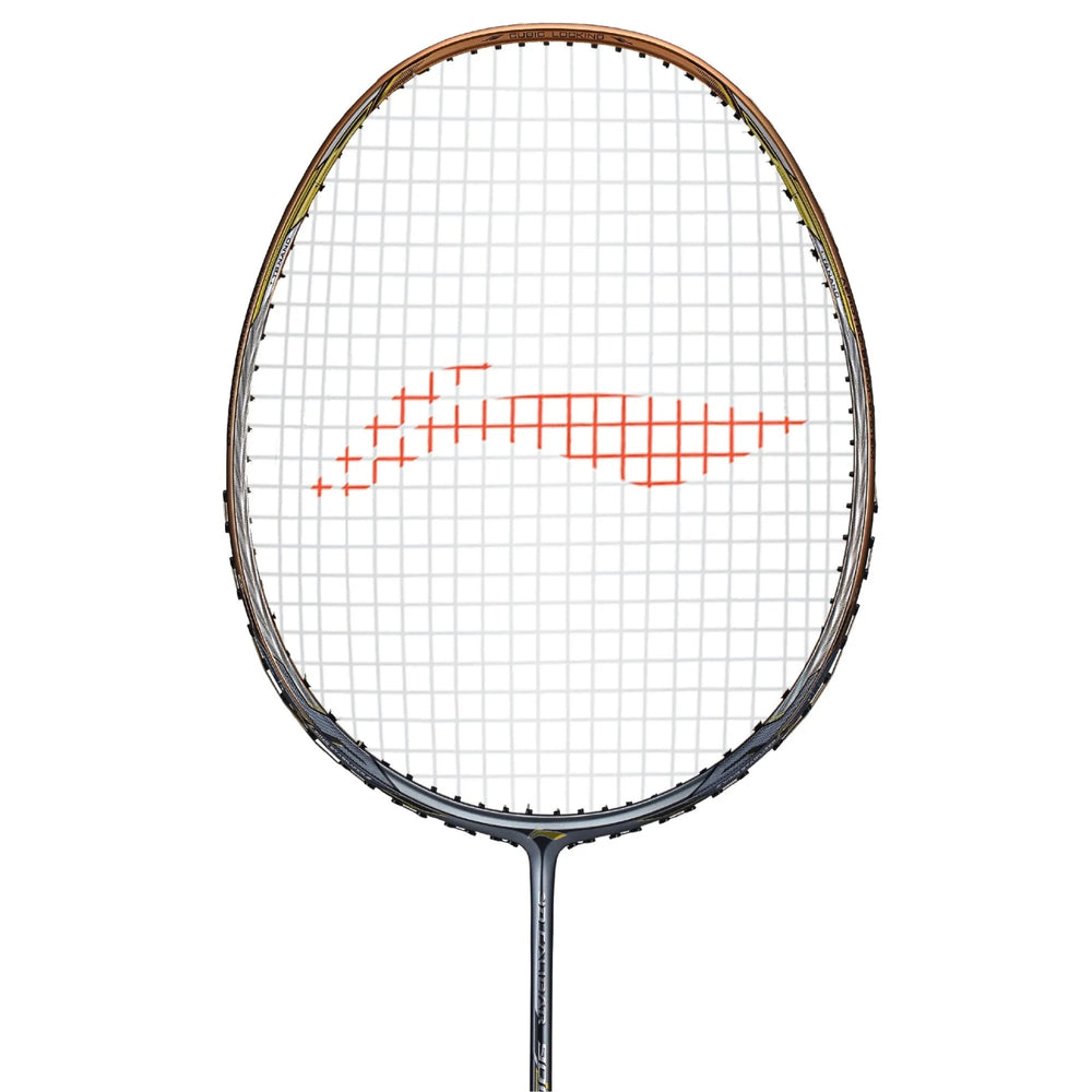 Li-Ning 3D Calibar 900 Professional Badminton Racquet, Gold/Grey - Best Price online Prokicksports.com