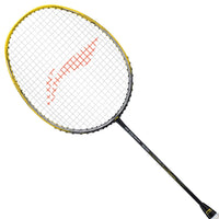 Li-Ning 3D Calibar 300 Badminton Racquet (G6) | 83g Ultra-Light Frame | Unstrung | Yellow/Grey | High Modulus Carbon Fiber | Power & Control Performance - Best Price online Prokicksports.com