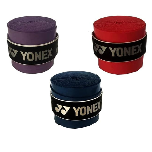 Yonex AC102-60EX Wet Super Grap Badminton Grip Tape – Assorted Colors 1 Can (60 Pcs) | Superior Absorption & Tacky Feel
