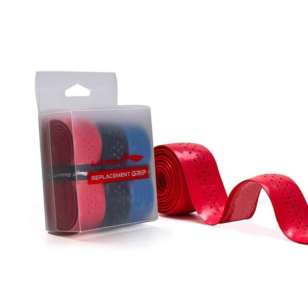 Li-Ning GP19 Badminton Racquet Grip – 1 Can (60 Pcs) | Ultra-Tacky, High-Absorption Overgrip for Maximum Control