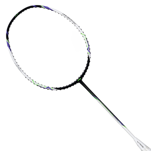 Li-Ning Halbertec Motor Unstrung Badminton Racquet, Pearl White