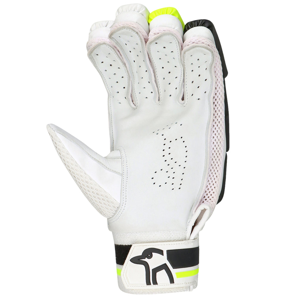 Kookaburra Beast Pro 4.0 Left Hand Batting Gloves | Superior Grip & Protection for Club Cricketers | White/Black/Orange - Best Price online Prokicksports.com