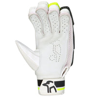 Kookaburra Beast Pro 4.0 Left Hand Batting Gloves | Superior Grip & Protection for Club Cricketers | White/Black/Orange - Best Price online Prokicksports.com