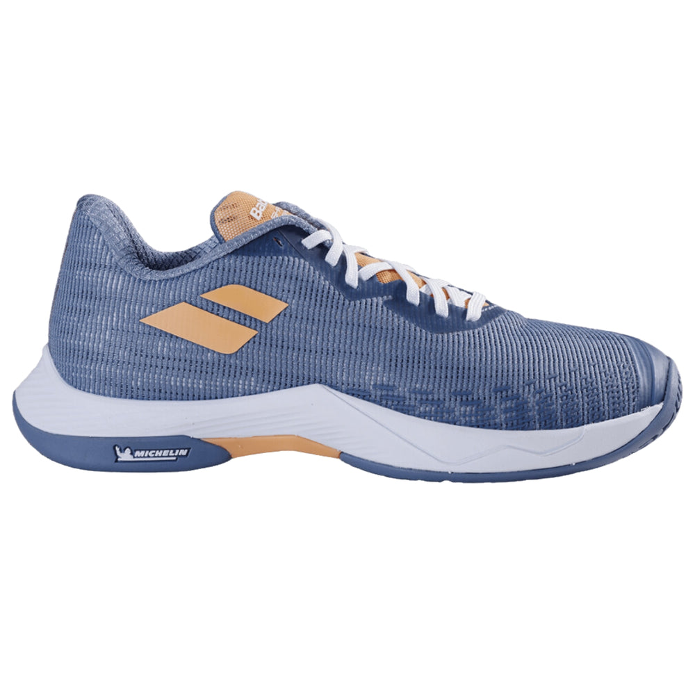 Babolat Shadow Spirit 2 Women Badminton Shoes, Grey/Coral - Best Price online Prokicksports.com