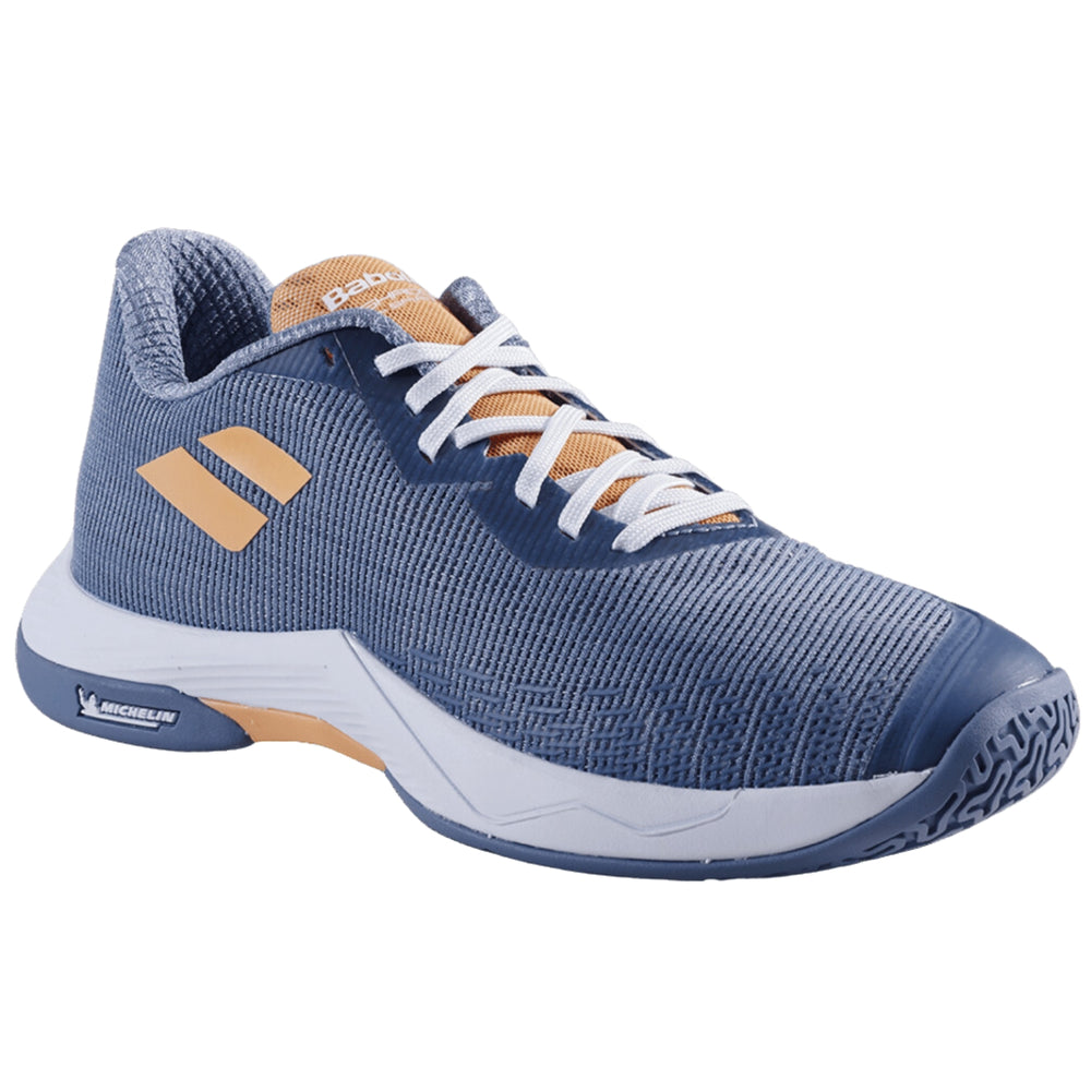 Babolat Shadow Spirit 2 Women Badminton Shoes, Grey/Coral - Best Price online Prokicksports.com
