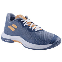 Babolat Shadow Spirit 2 Women Badminton Shoes, Grey/Coral - Best Price online Prokicksports.com