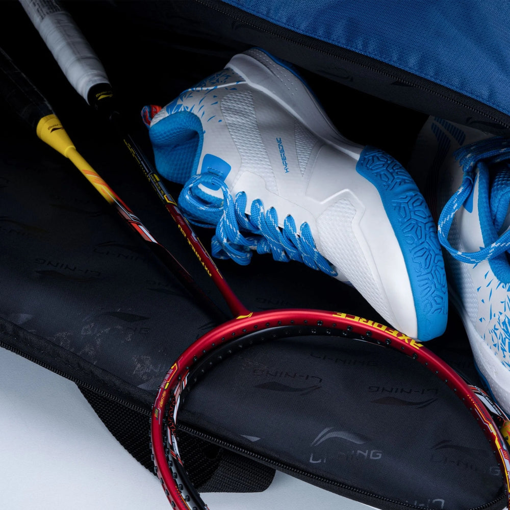 Li-Ning Crato Triple Zipper Polyester Badminton Kit Bag - Best Price online Prokicksports.com