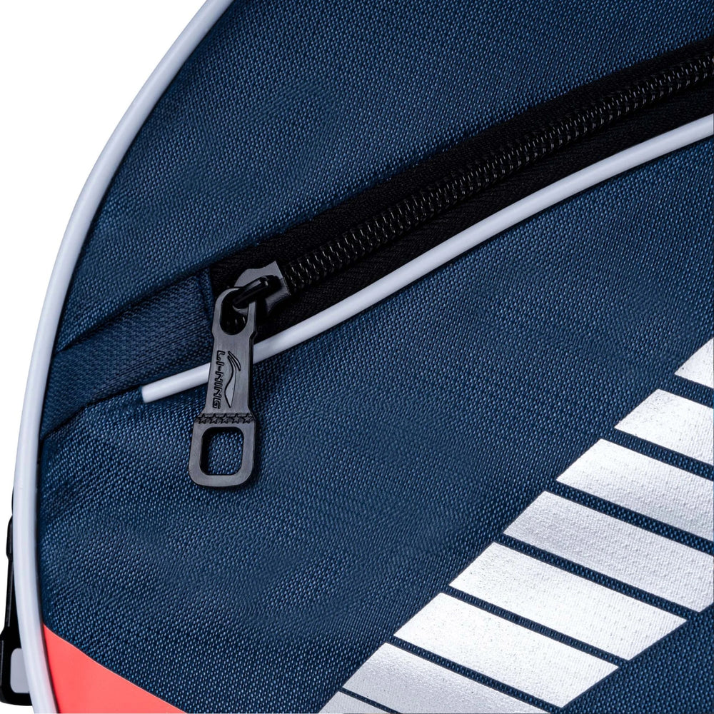 Li-Ning Triple Zipper Polyester Stripe Badminton Kit Bag - Best Price online Prokicksports.com