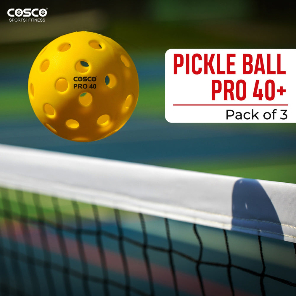 Cosco Pro 40 Outdoor Pickle Ball, Pack of 3 - Best Price online Prokicksports.com